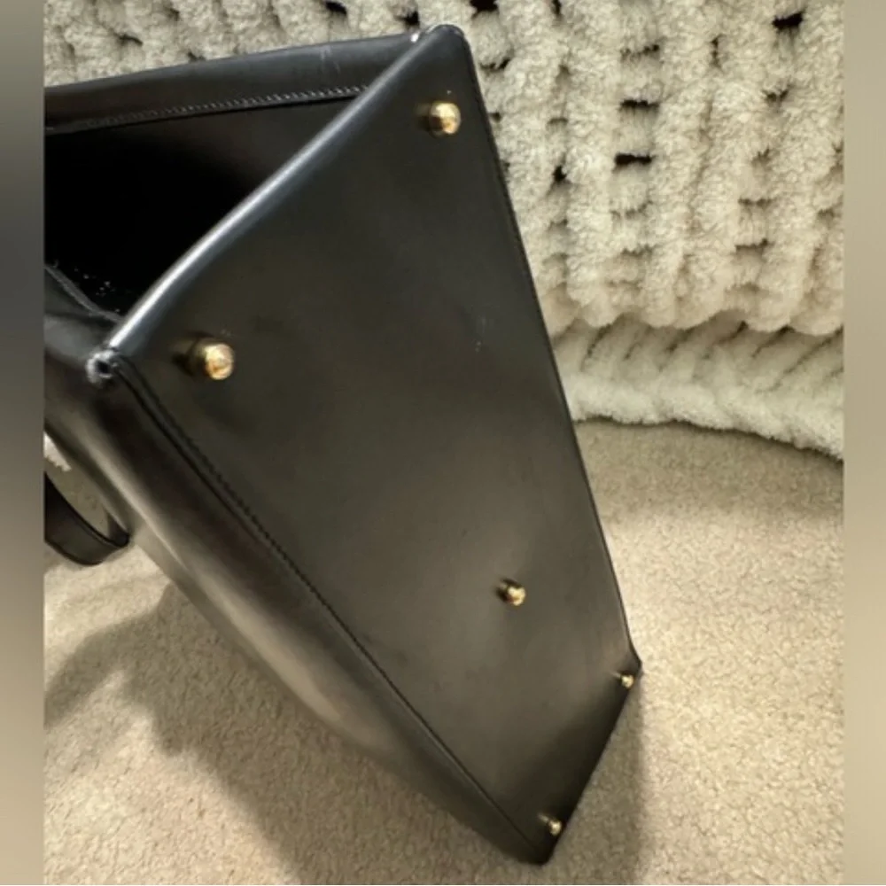 GUCCI TOM FORD Large Leather Snap Bag - Vintage - Picture 9 of 10